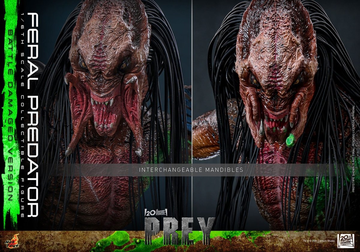 Hot Toys Prey: Feral Predator (Battle Damaged Version) 37cm - Loaded Dice