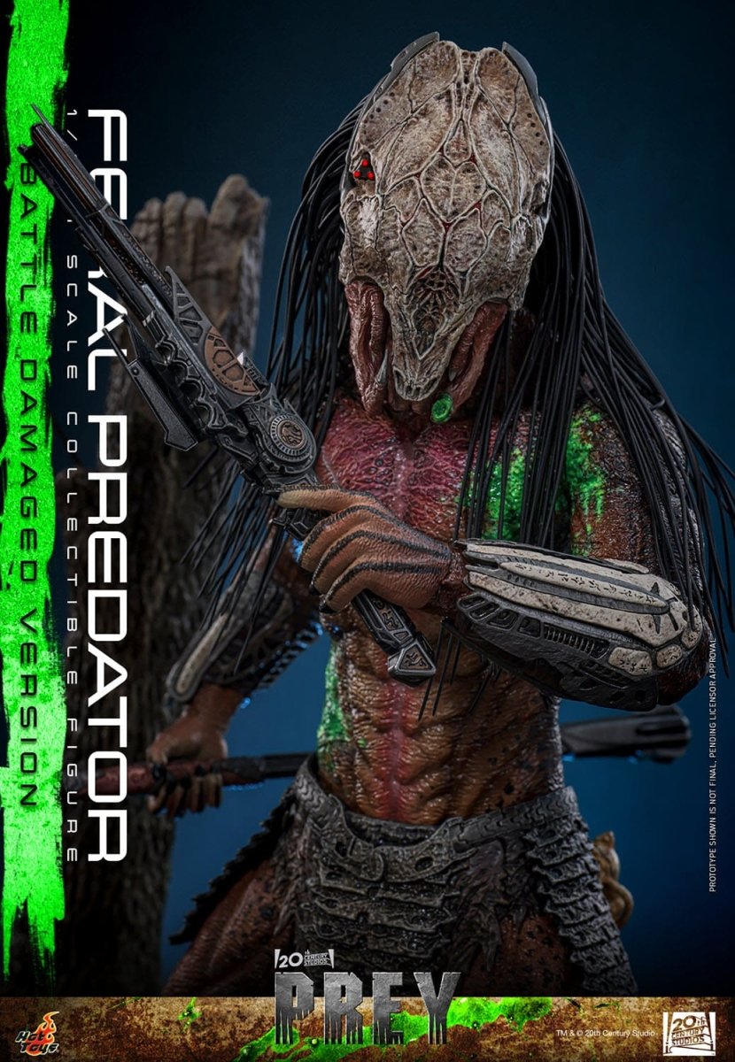 Hot Toys Prey: Feral Predator (Battle Damaged Version) 37cm - Loaded Dice
