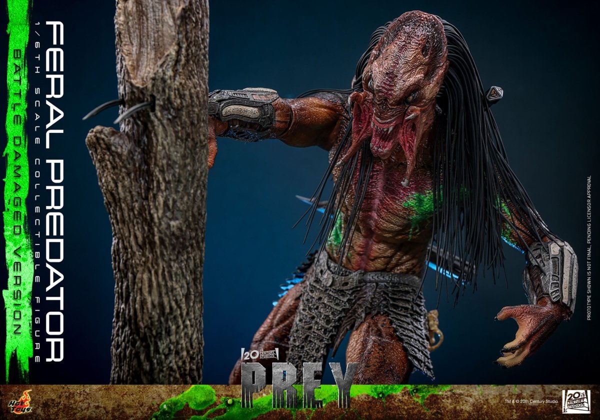 Hot Toys Prey: Feral Predator (Battle Damaged Version) 37cm - Loaded Dice