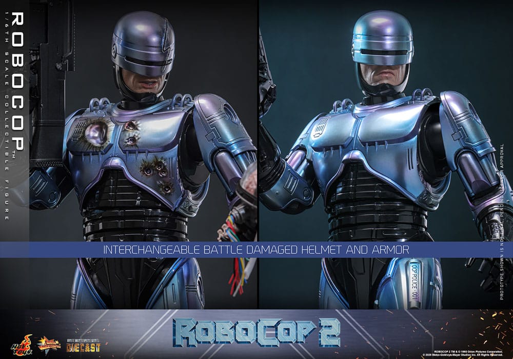 RoboCop 2 Movie Masterpiece Diecast Action Figure 1/6 30cm - Loaded Dice