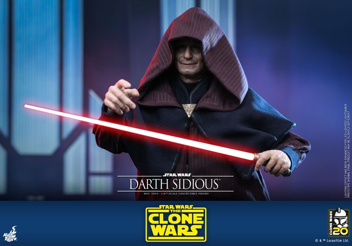 Hot Toys Star Wars: The Clone Wars Darth Sidious 29cm - Loaded Dice