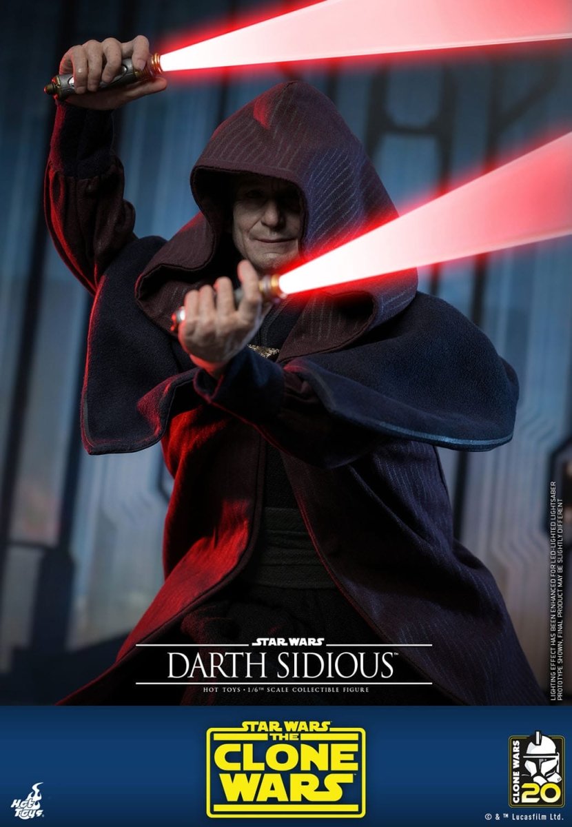 Hot Toys Star Wars: The Clone Wars Darth Sidious 29cm - Loaded Dice