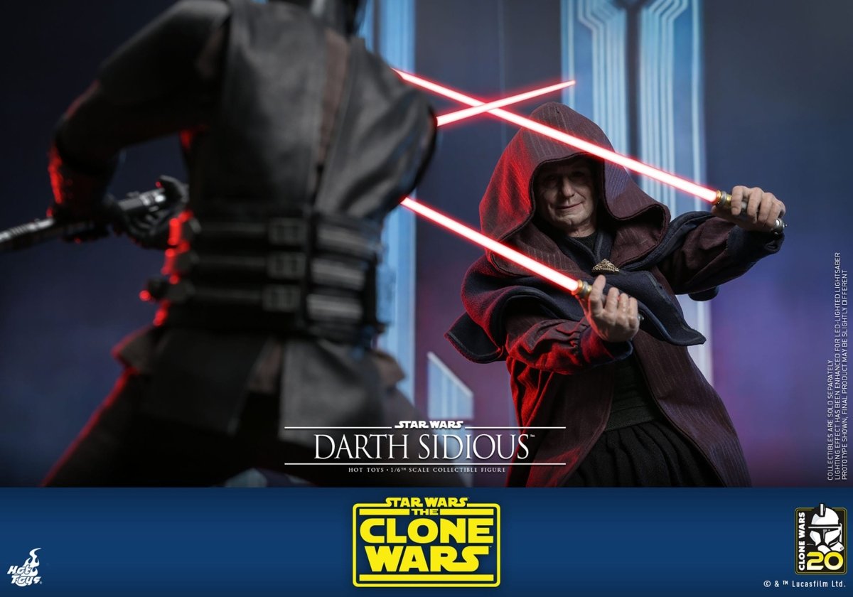 Hot Toys Star Wars: The Clone Wars Darth Sidious 29cm - Loaded Dice