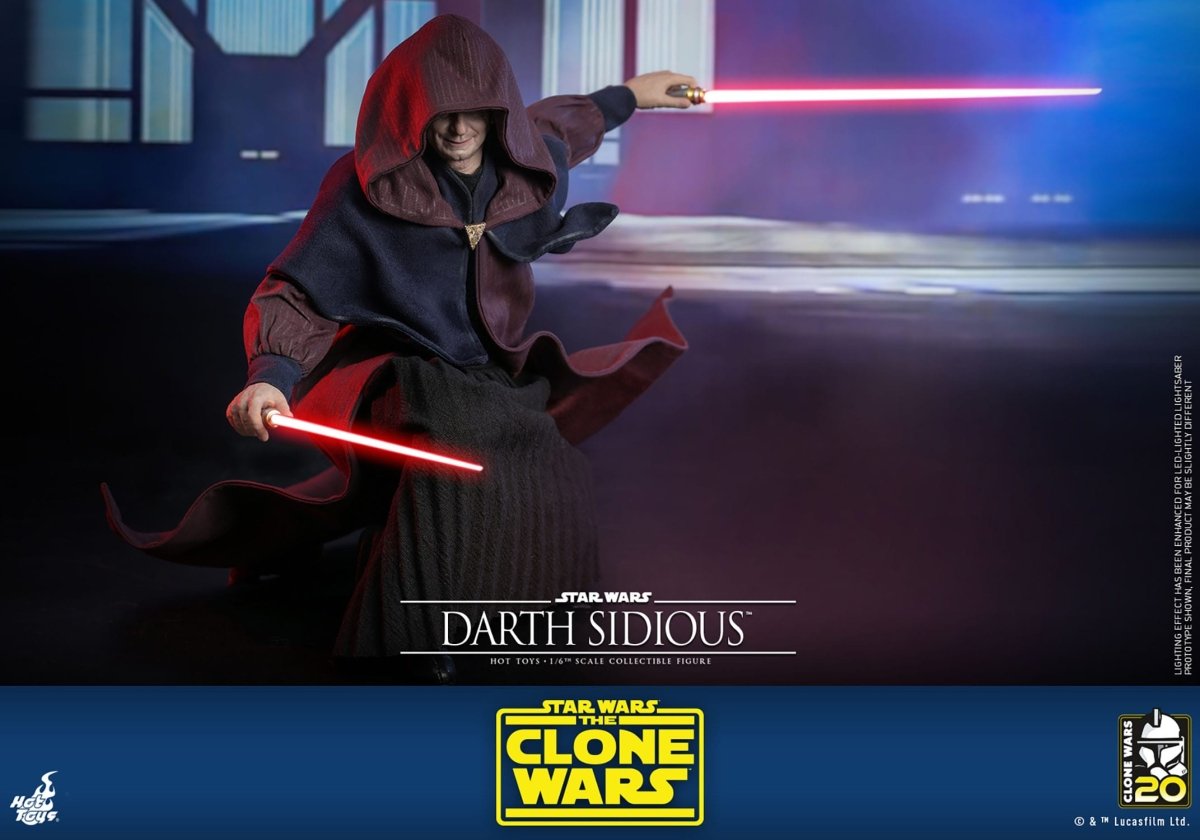 Hot Toys Star Wars: The Clone Wars Darth Sidious 29cm - Loaded Dice