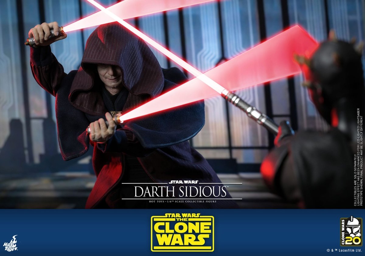 Hot Toys Star Wars: The Clone Wars Darth Sidious 29cm - Loaded Dice