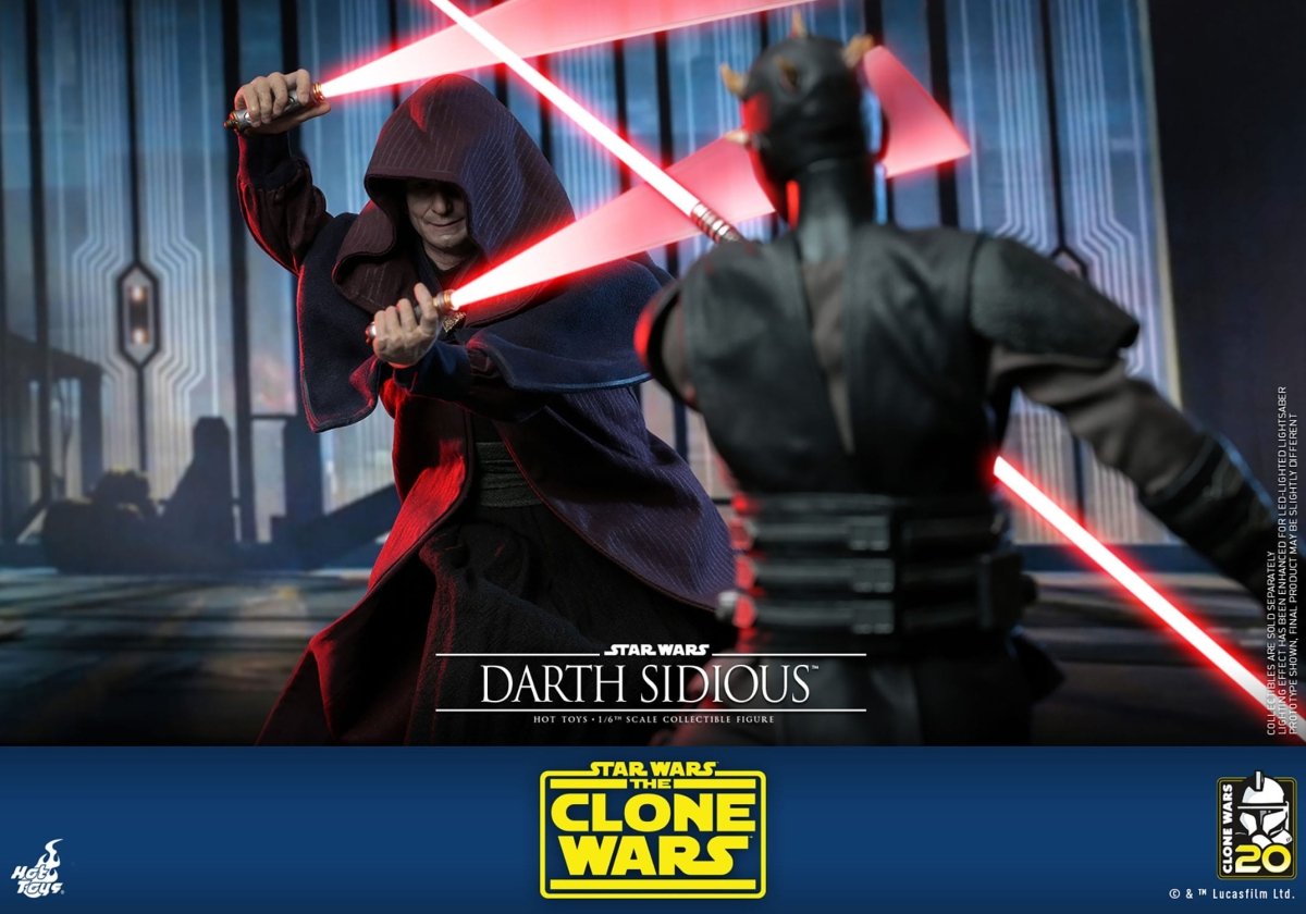 Hot Toys Star Wars: The Clone Wars Darth Sidious 29cm - Loaded Dice