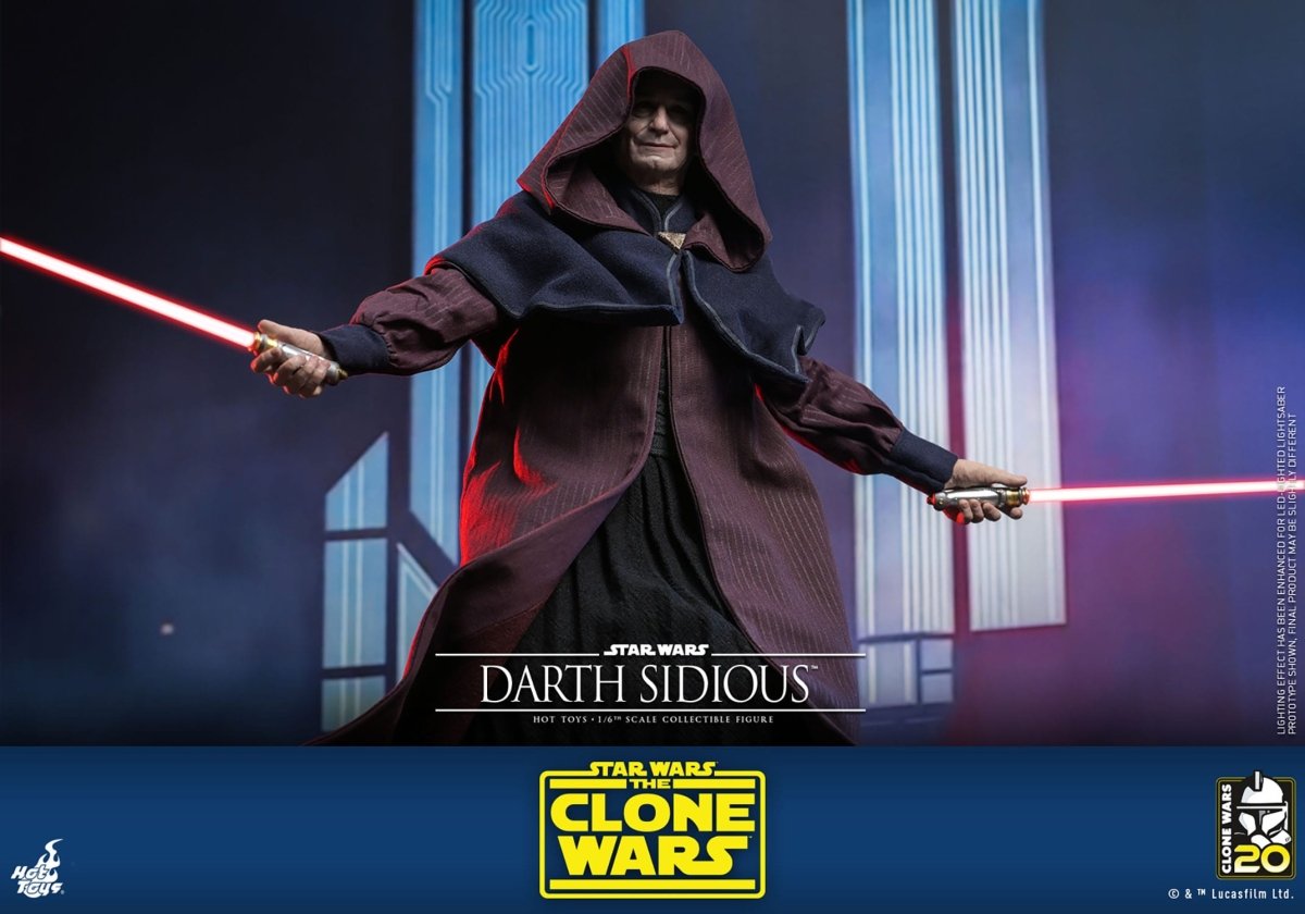 Hot Toys Star Wars: The Clone Wars Darth Sidious 29cm - Loaded Dice