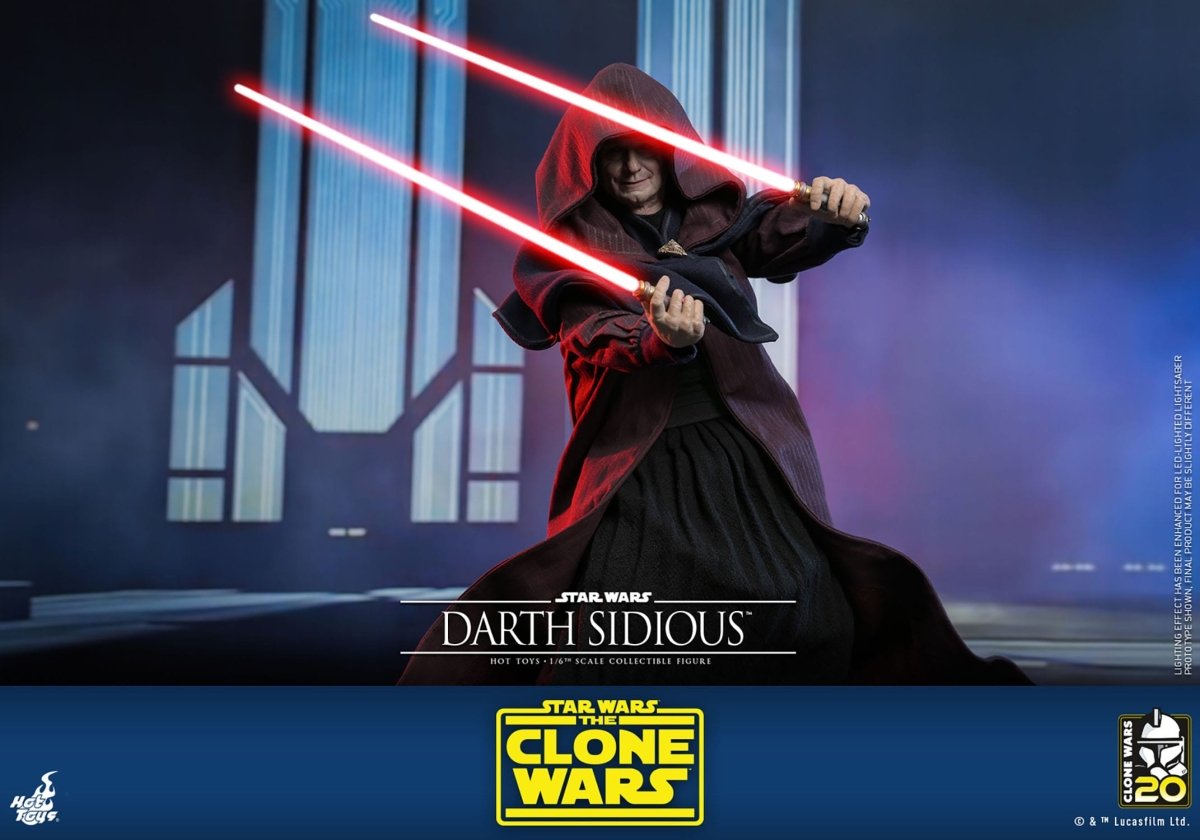 Hot Toys Star Wars: The Clone Wars Darth Sidious 29cm - Loaded Dice