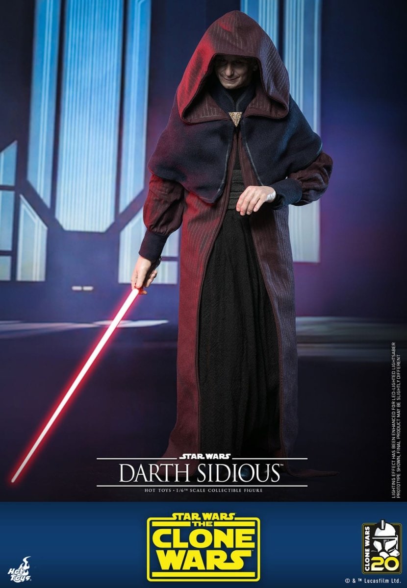 Hot Toys Star Wars: The Clone Wars Darth Sidious 29cm - Loaded Dice