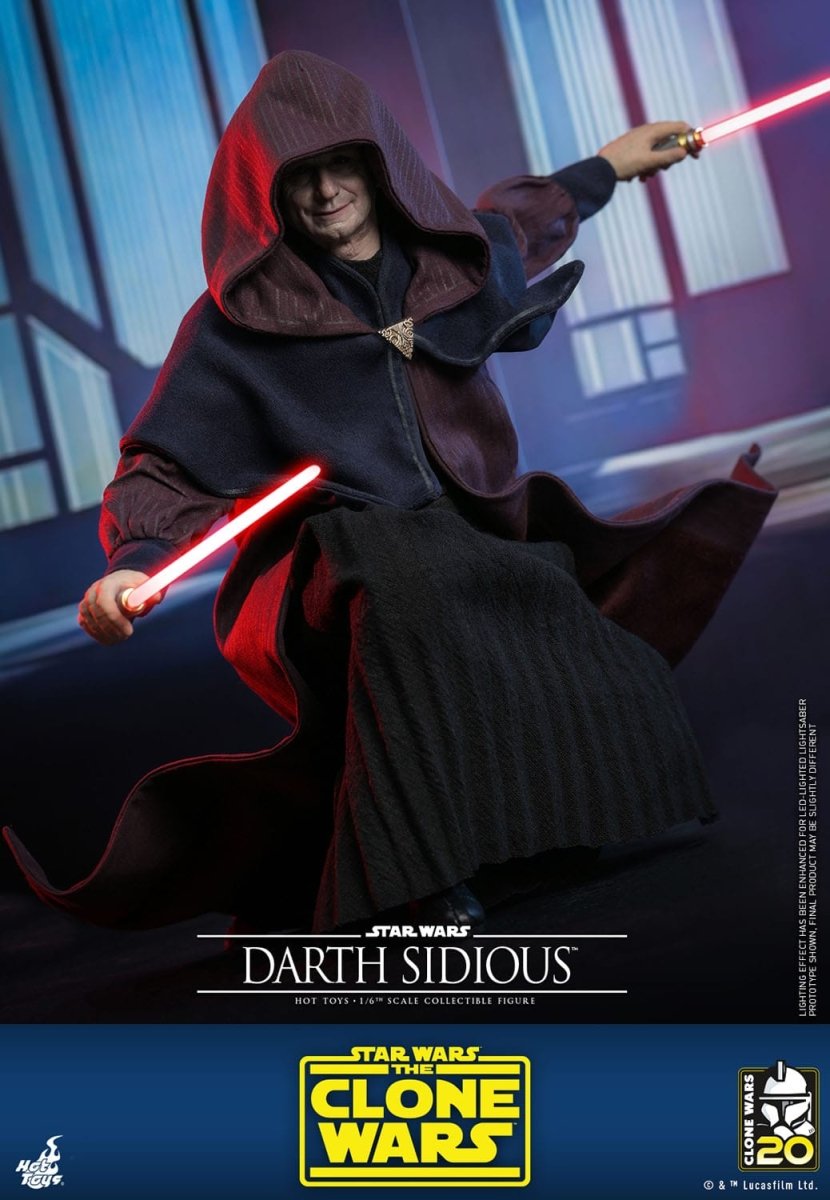 Hot Toys Star Wars: The Clone Wars Darth Sidious 29cm - Loaded Dice