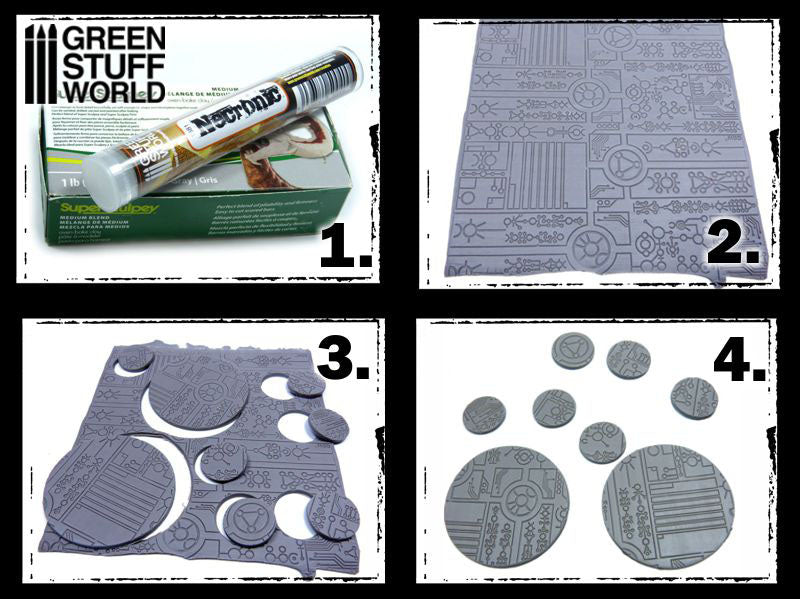 Green Stuff World Rolling Pin NECRONIC - Loaded Dice