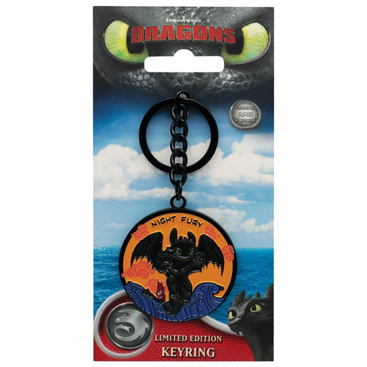 How to Train Your Dragon Night Fury Keyring - Loaded Dice
