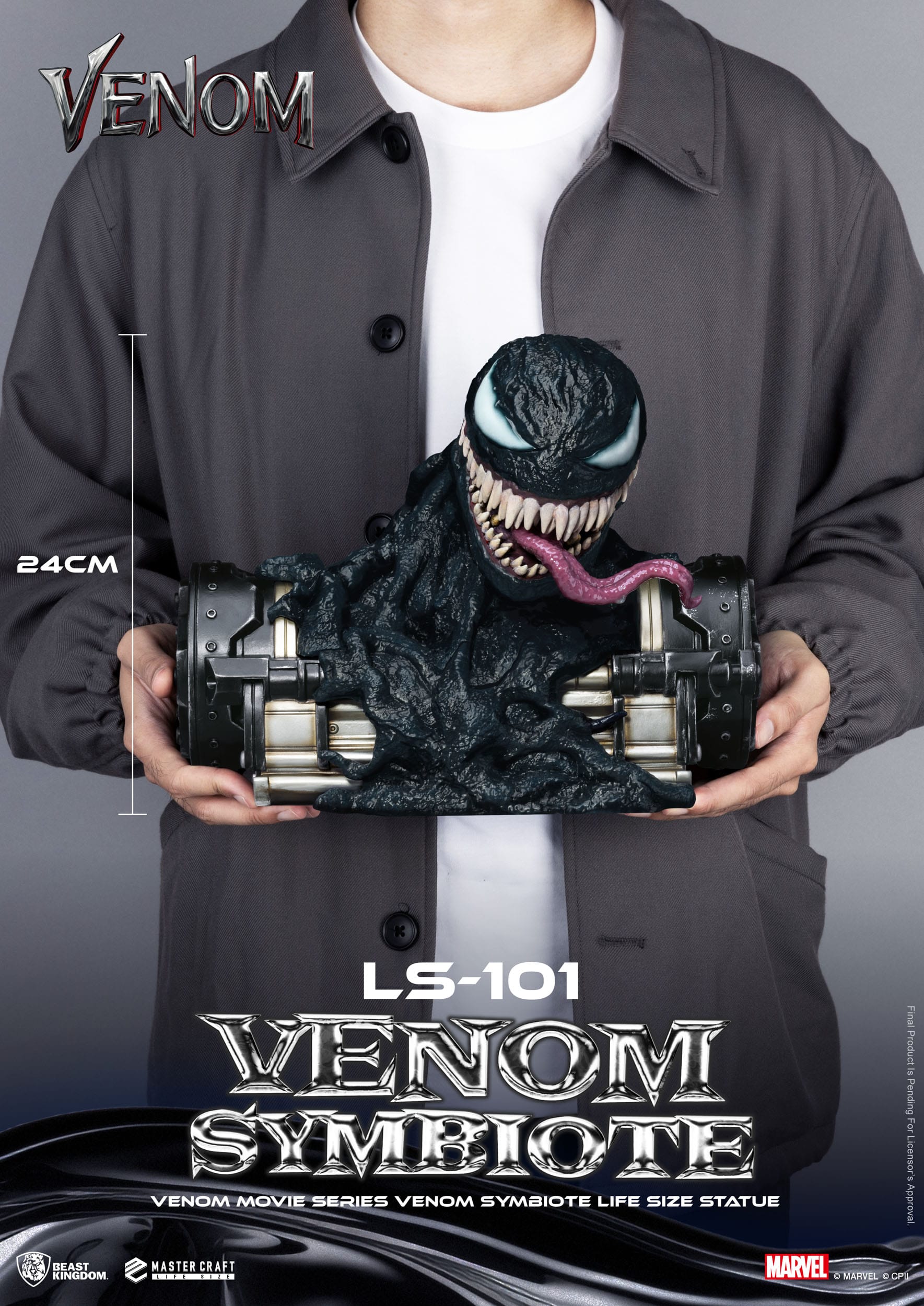 Venom Movie Series Life-Size Statue Venom Symbiote 24 cm - Loaded Dice