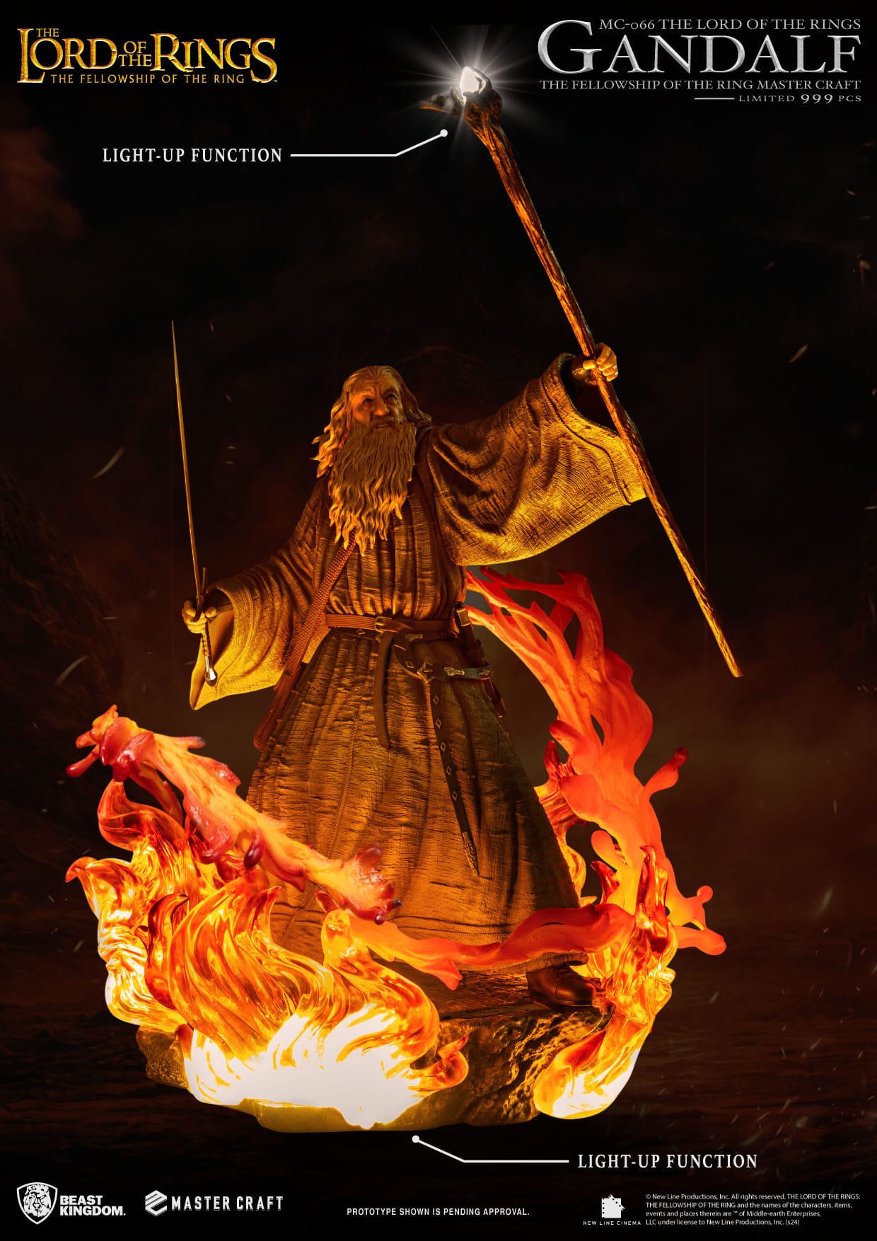 Lord of the Rings Master Craft Statue Gandalf 58 cm ETA May 2026 - Loaded Dice