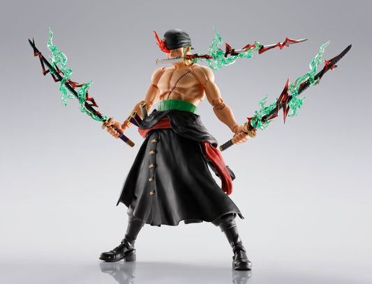 One Piece S.H.Figuarts Action Figure Roronoa Zoro The King of Hell 15cm - Loaded Dice