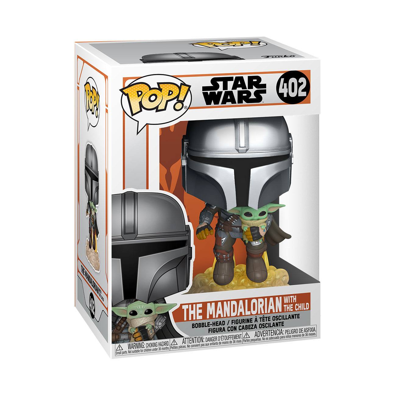 Star Wars: The Mandalorian POP! Mando Flying w/ Jet Pack 9cm (402) - Loaded Dice