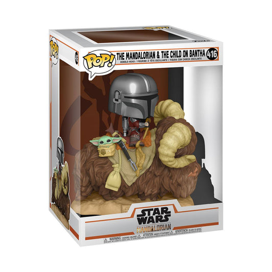 Star Wars Funko POP! The Mandalorian on Wantha with Child in Bag 9cm (416) - Loaded Dice