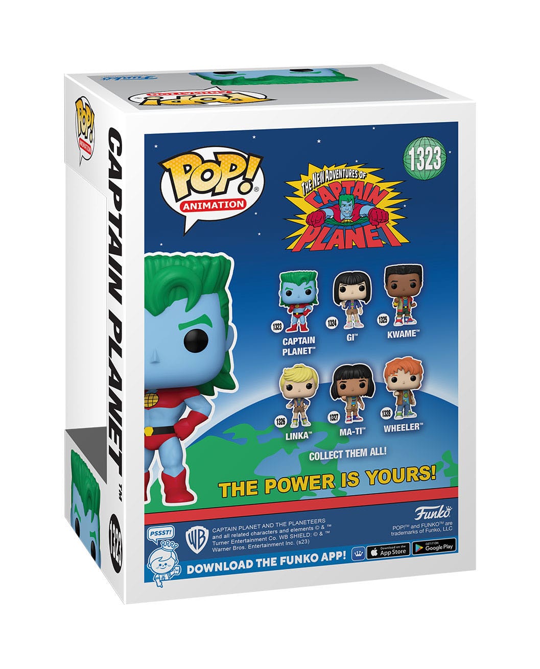 Captain Planet Funko POP! Captain Planet 9cm (1323) - Loaded Dice
