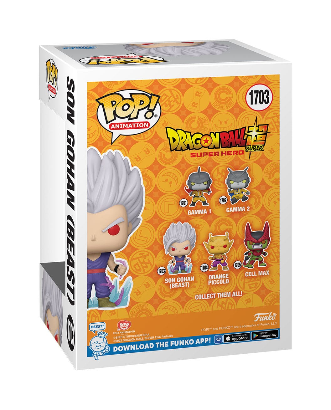 Dragon Ball Super Funko POP! Son Gohan Beast (1703) & Chase Variant - Loaded Dice