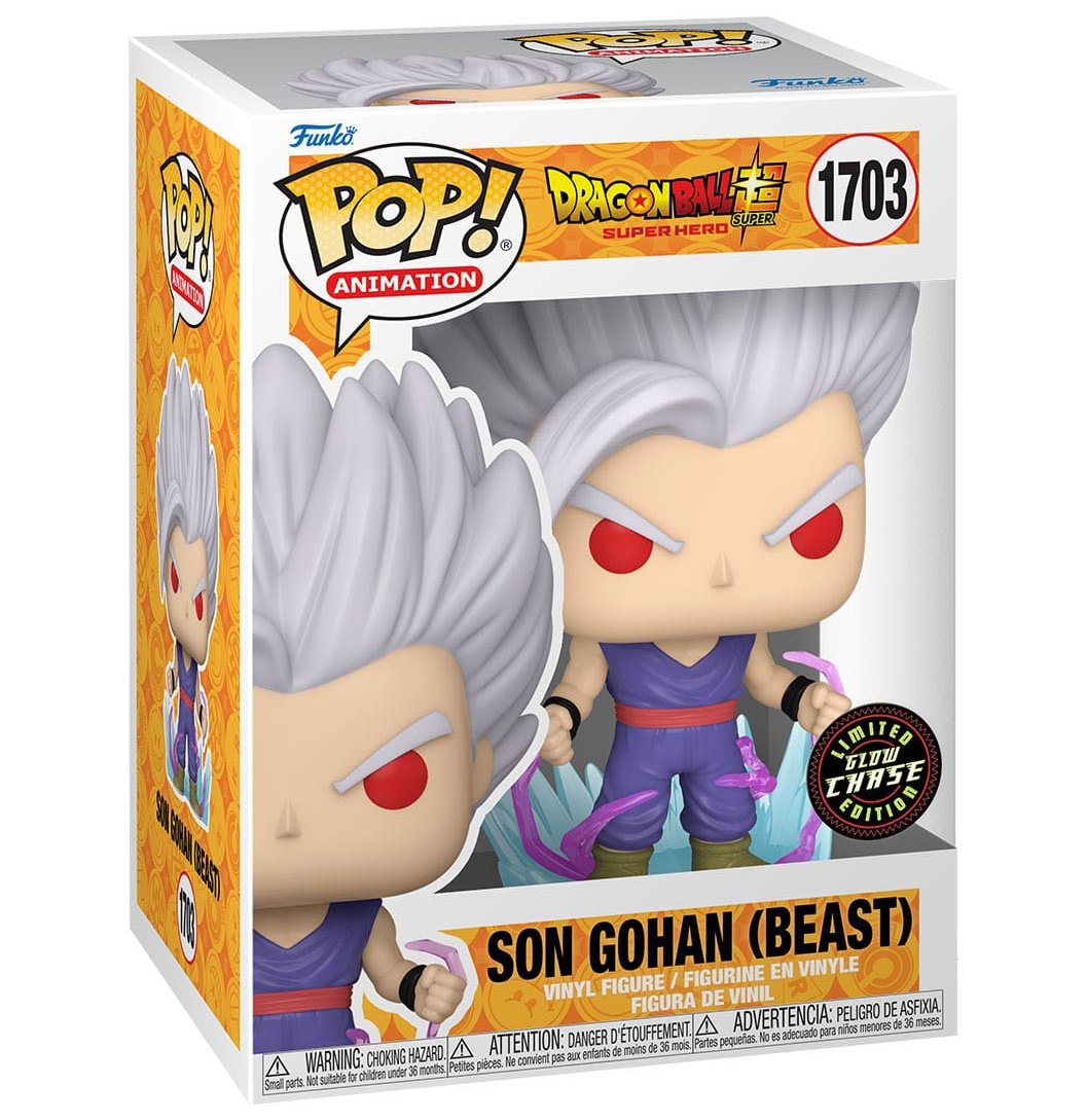 Dragon Ball Super Funko POP! Son Gohan Beast (1703) & Chase Variant - Loaded Dice