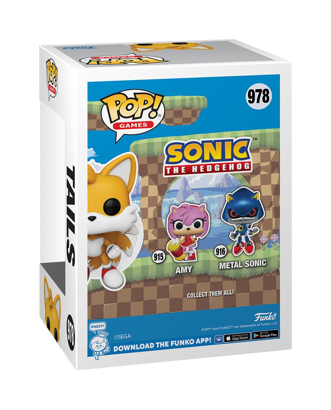 Sonic The Hedgehog Funko POP! Tails (Flying) & Chase Variant (978) - Loaded Dice
