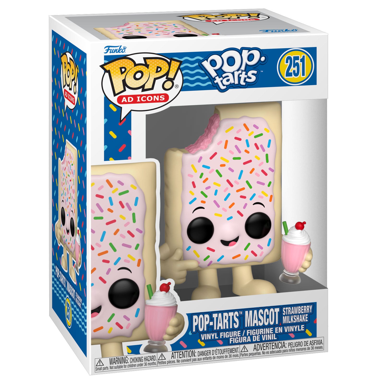 Pop-Tarts Funko POP! Pop-Tarts Mascot Strawberry Milkshake 9cm - Loaded Dice
