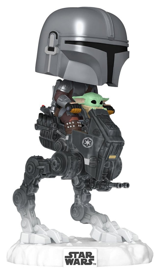 Star Wars: Funko POP! The Mandalorian with Grogu in Imperial Remnant AT-RT 9cm (837) - Loaded Dice