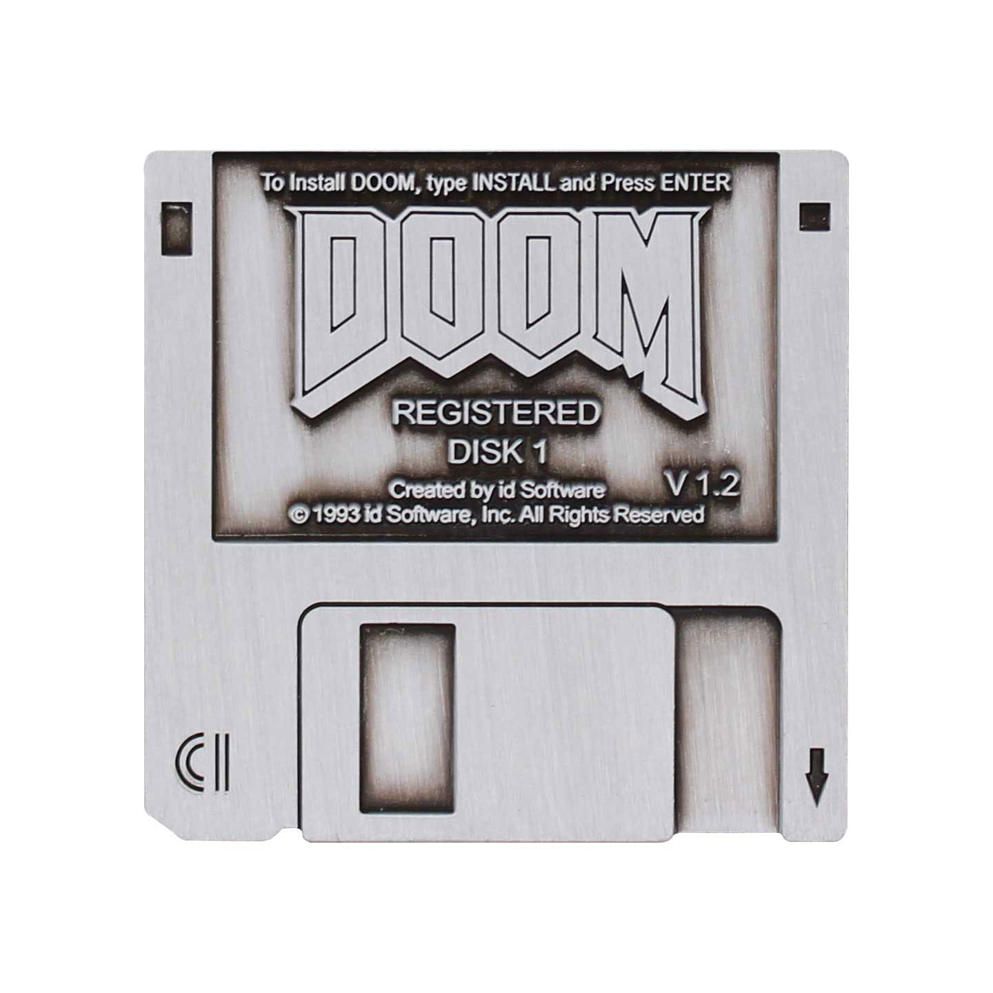 Doom Pin Badge Floppy Disk Limited Edition - Loaded Dice