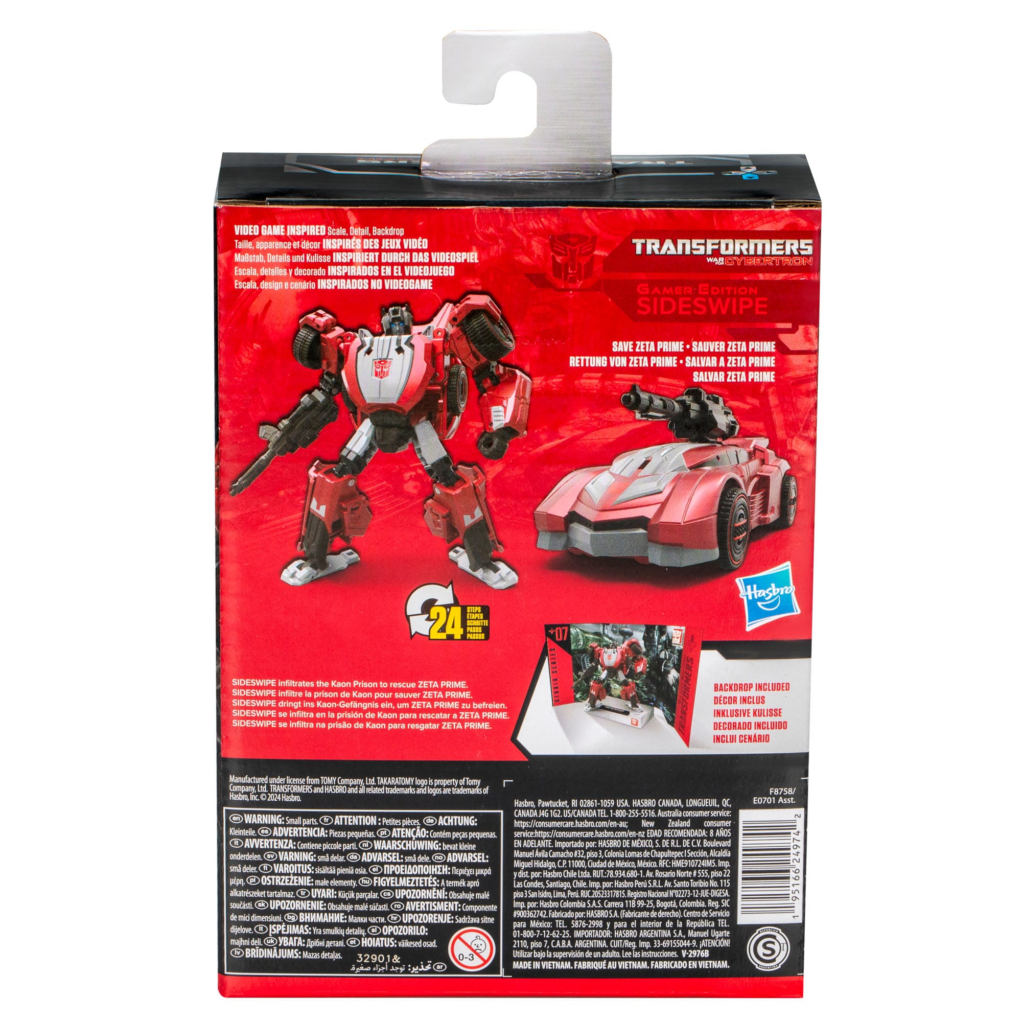 Transformers: War for Cybertron Studio Series Deluxe Class Action Figure Gamer Edition Sideswipe 11cm - Loaded Dice