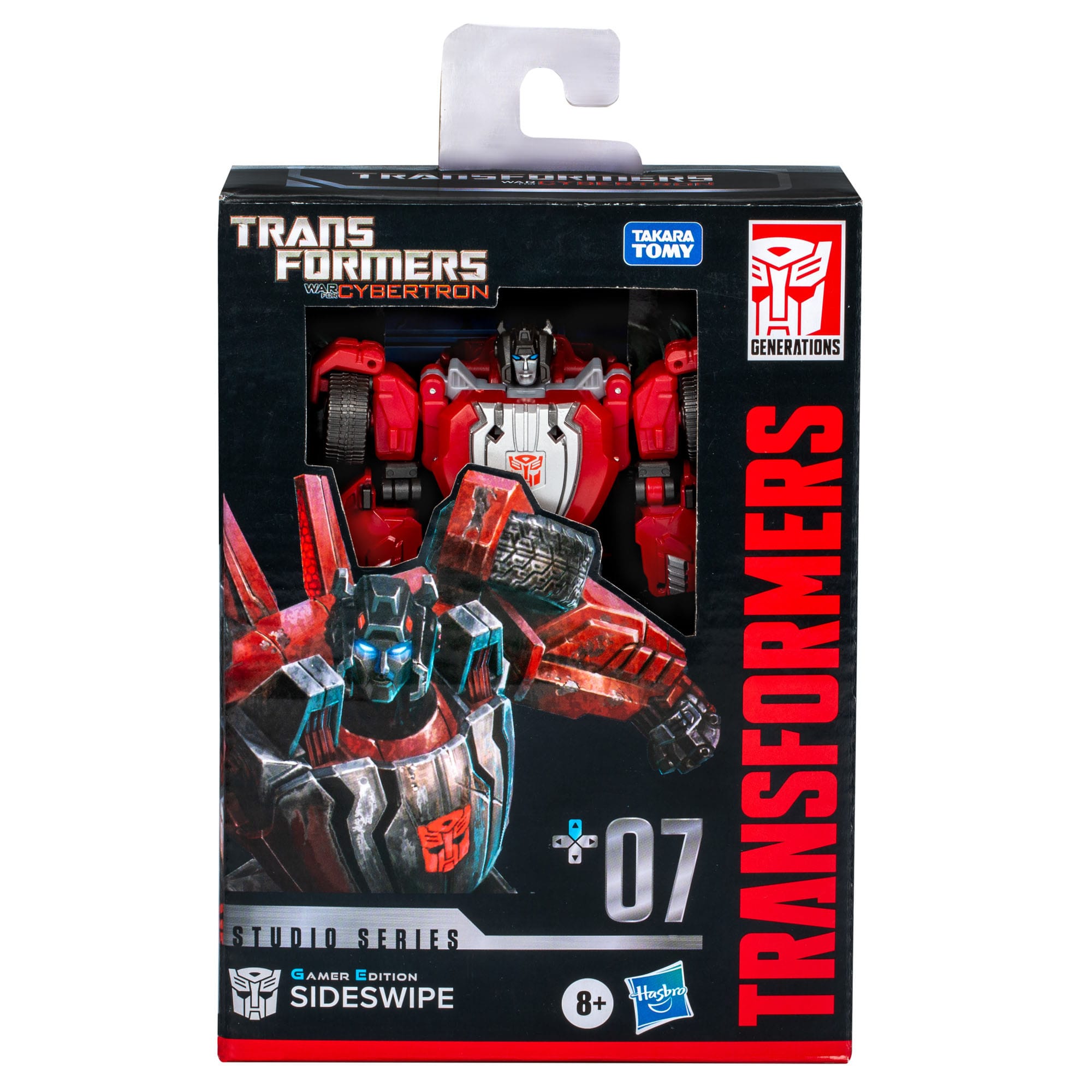 Transformers: War for Cybertron Studio Series Deluxe Class Action Figure Gamer Edition Sideswipe 11cm - Loaded Dice