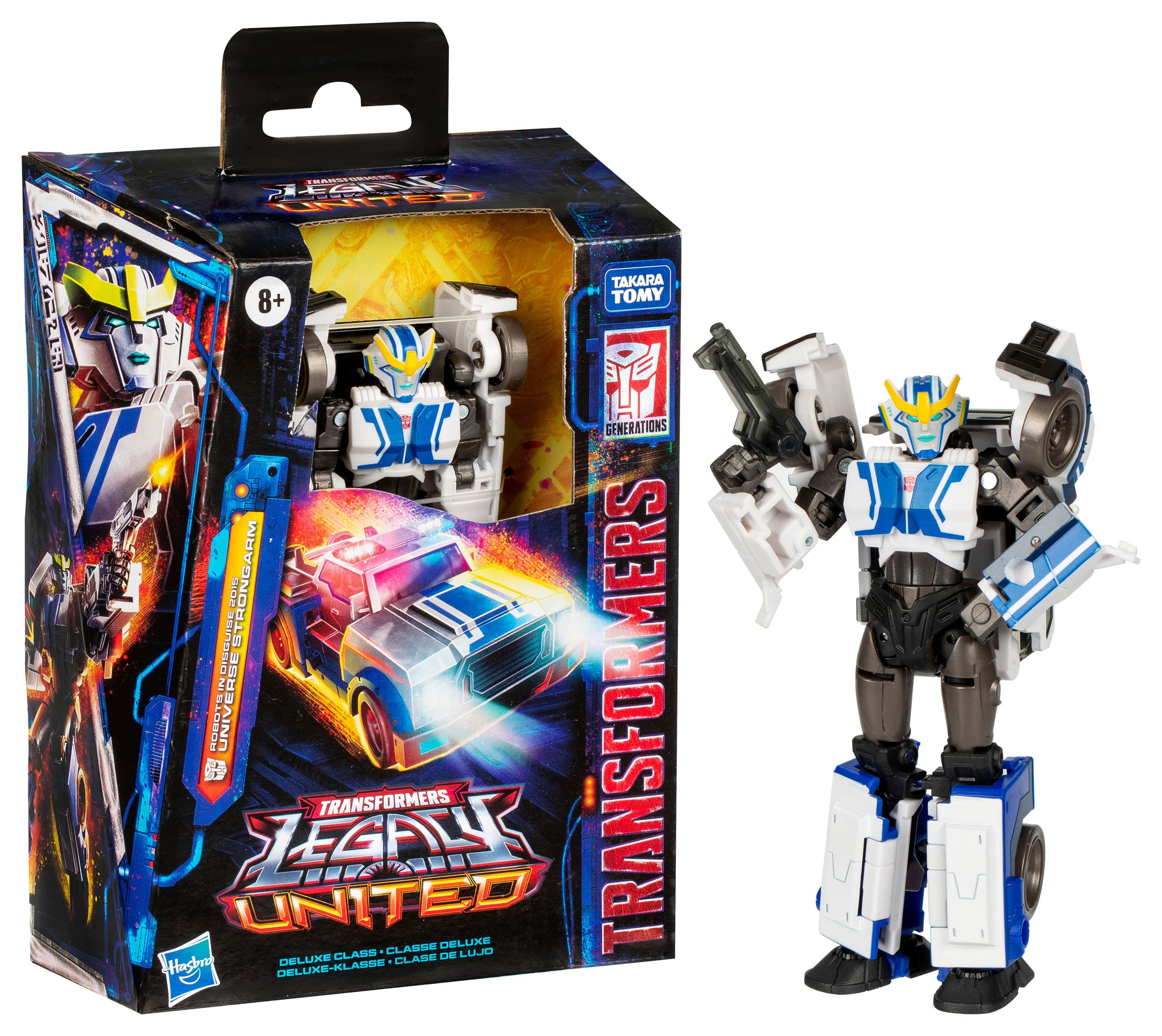 Transformers Generations Legacy United Deluxe Class Action Figure Robots in Disguise 2015 Universe Strongarm 14cm - Loaded Dice