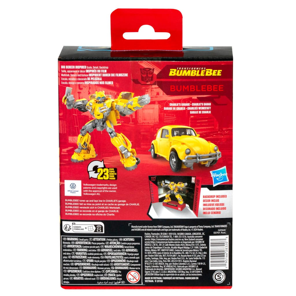 Transformers: Bumblebee Generations Studio Series Deluxe Class Action Figure Bumblebee 11cm - Loaded Dice