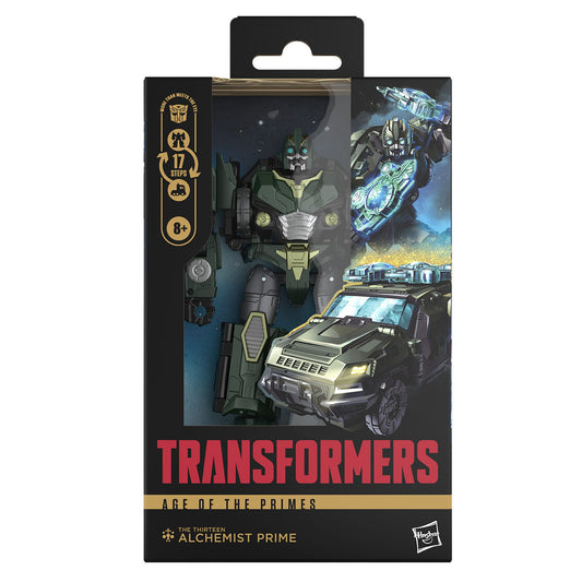 Transformers Age of the Primes Deluxe Class Action Figure The Thirteen Alchemist Prime 14cm - Loaded Dice