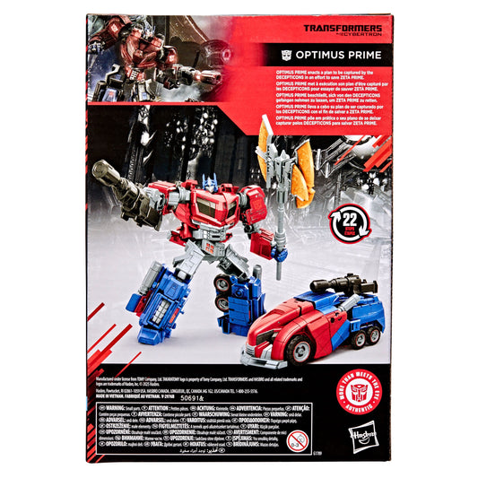 Transformers: War for Cybertron Studio Series Voyager Class Action Figure Optimus Prime 16cm - Loaded Dice
