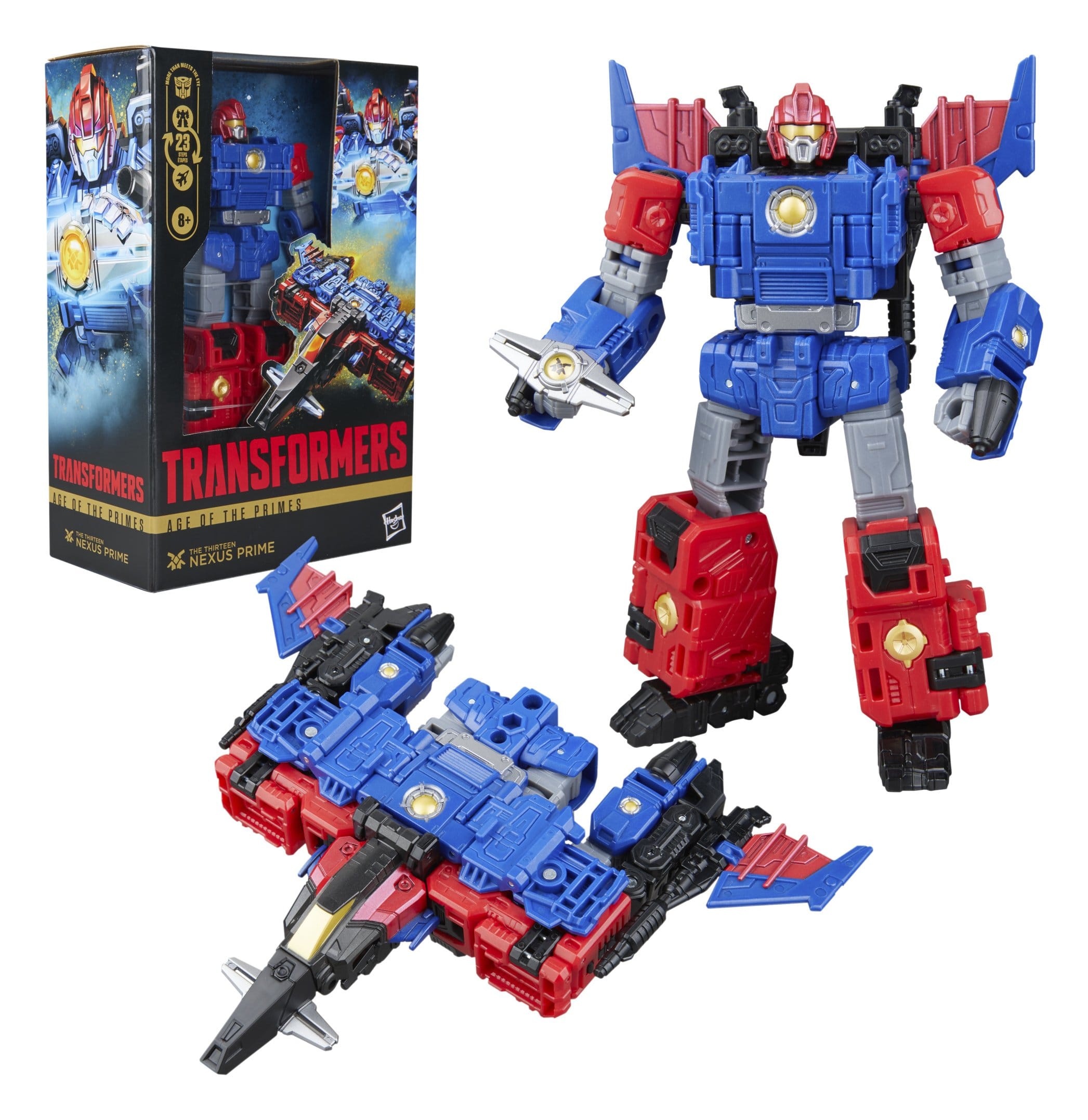 Transformers Age of the Primes Voyager Class Action Figure The Thirteen: Nexus Prime 16cm - Loaded Dice