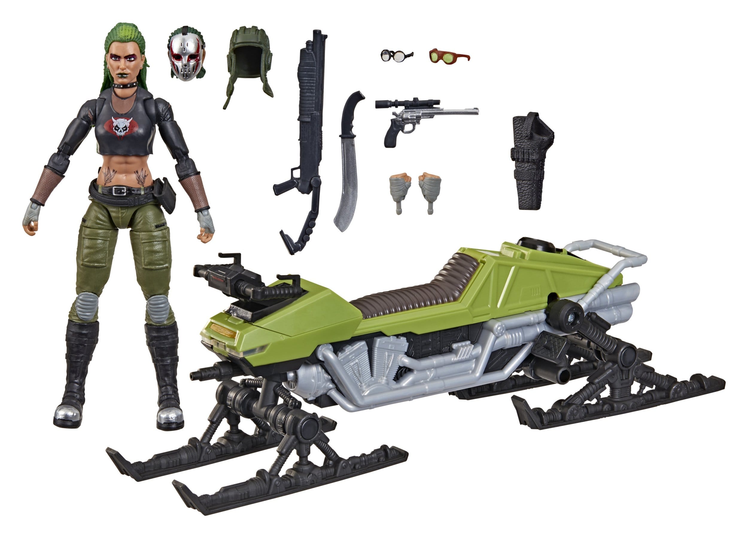 G.I. Joe Classified Series Action Figure and Vehicle Set #194 Zanya and Dreadnok Chameleon (Swamp Skier) 15cm - Loaded Dice