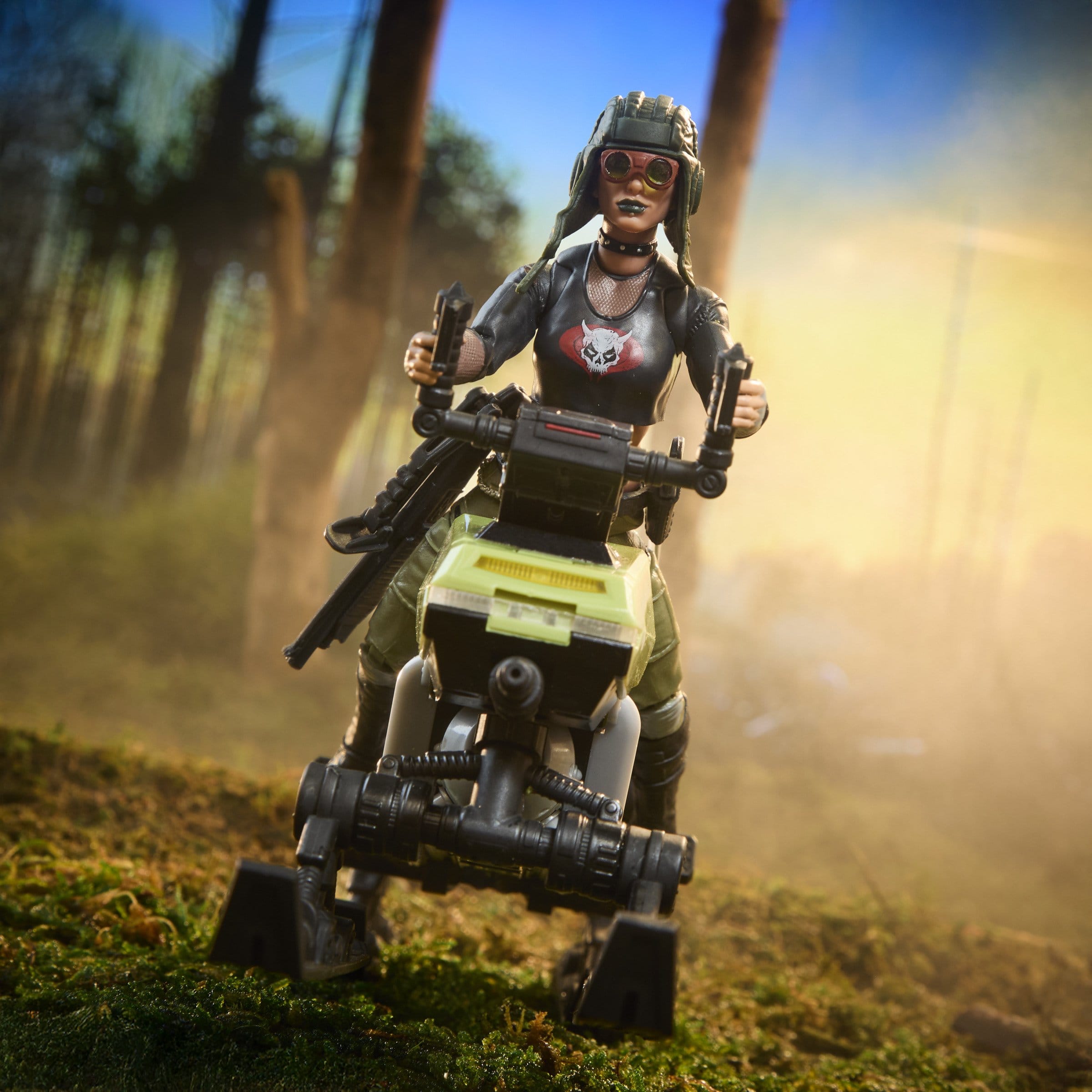 G.I. Joe Classified Series Action Figure and Vehicle Set #194 Zanya and Dreadnok Chameleon (Swamp Skier) 15cm - Loaded Dice