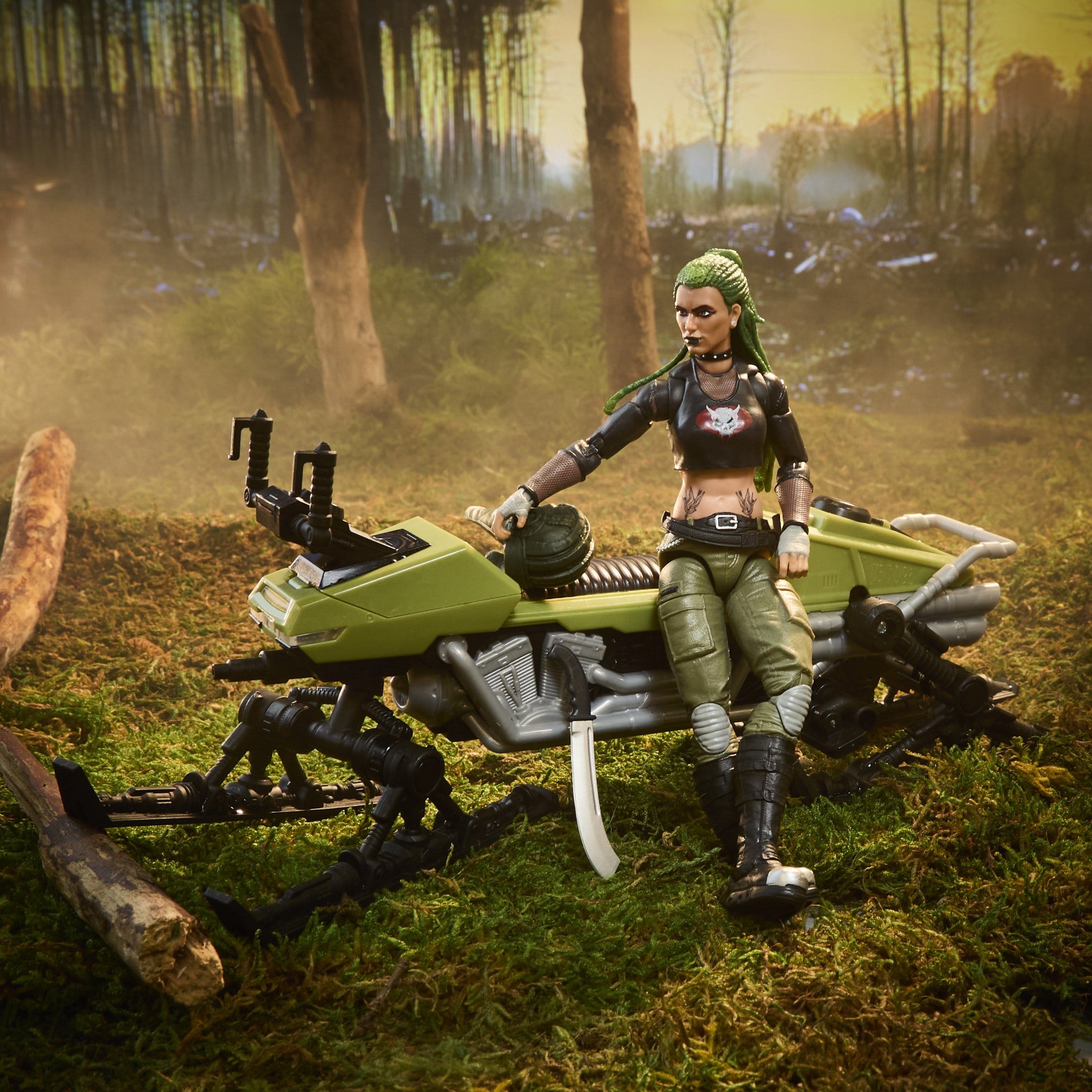 G.I. Joe Classified Series Action Figure and Vehicle Set #194 Zanya and Dreadnok Chameleon (Swamp Skier) 15cm - Loaded Dice
