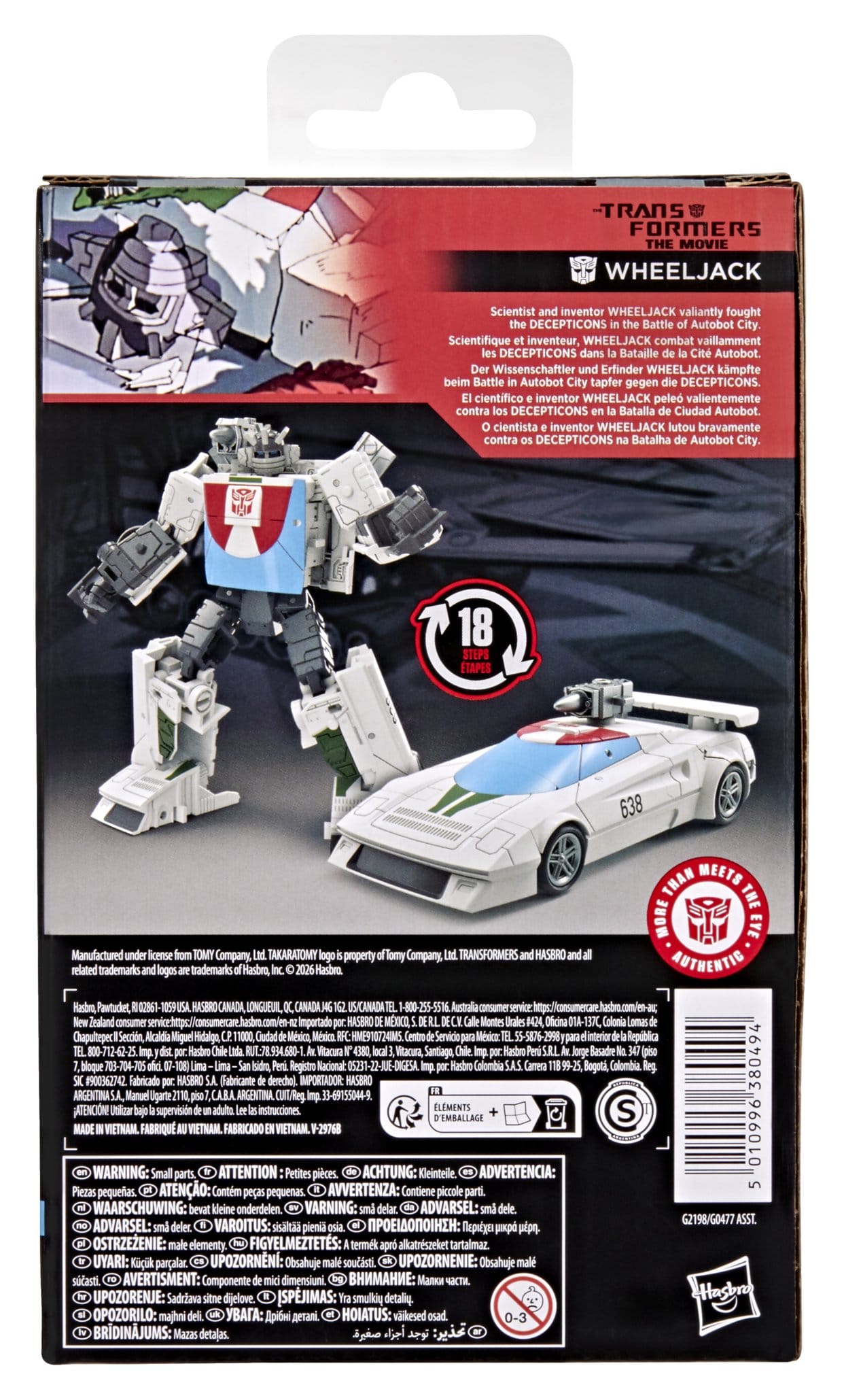 Transformers: The Movie Studio Series Deluxe Class Action Figure Wheeljack 13cm - Loaded Dice