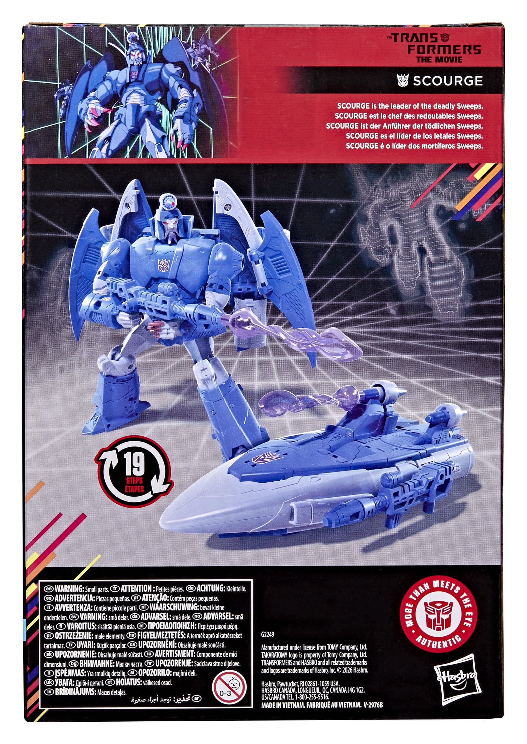 Transformers: The Movie Studio Series Voyager Class Action Figure MTMTE Collection: Scourge 17cm - Loaded Dice