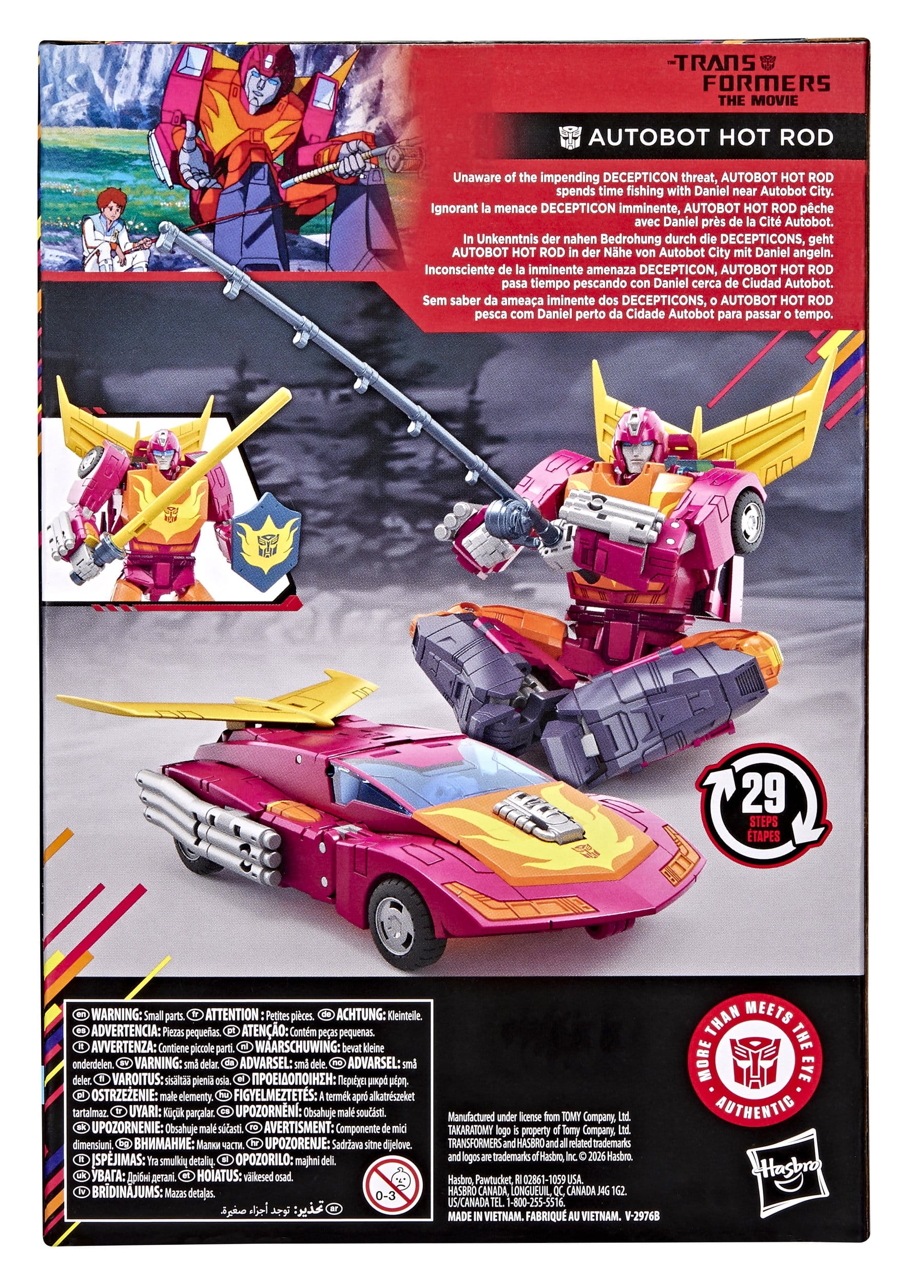 Transformers: The Movie Studio Series Voyager Class Action Figure MTMTE Collection: Autobot Hot Rod 14cm - Loaded Dice
