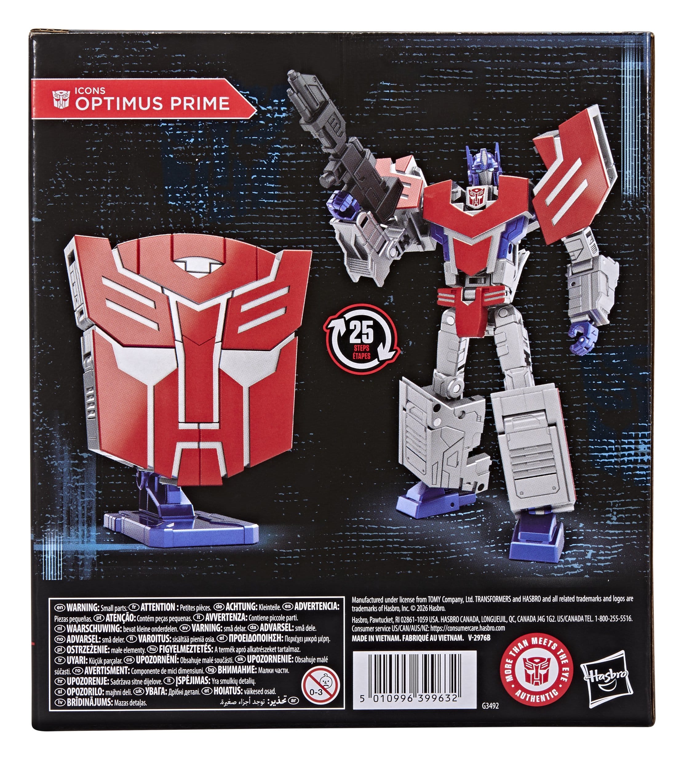 Transformers Icons Voyager Class Action Figure Optimus Prime 17cm - Loaded Dice