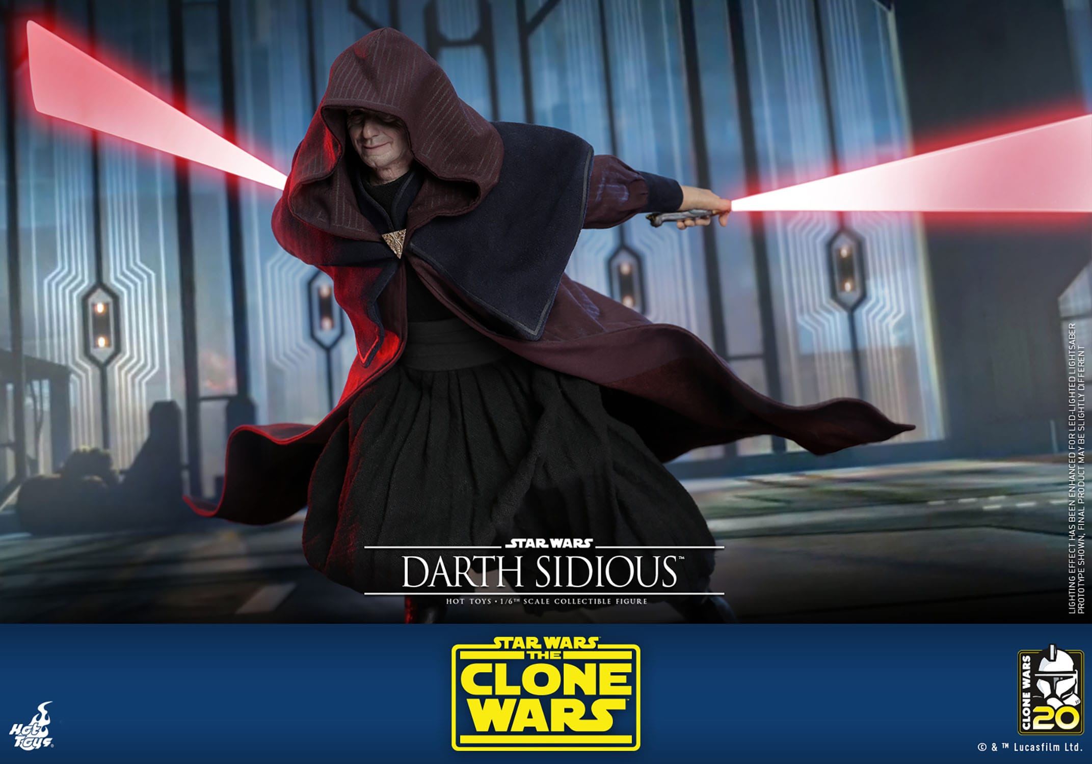 Hot Toys Star Wars: The Clone Wars Darth Sidious 29cm - Loaded Dice