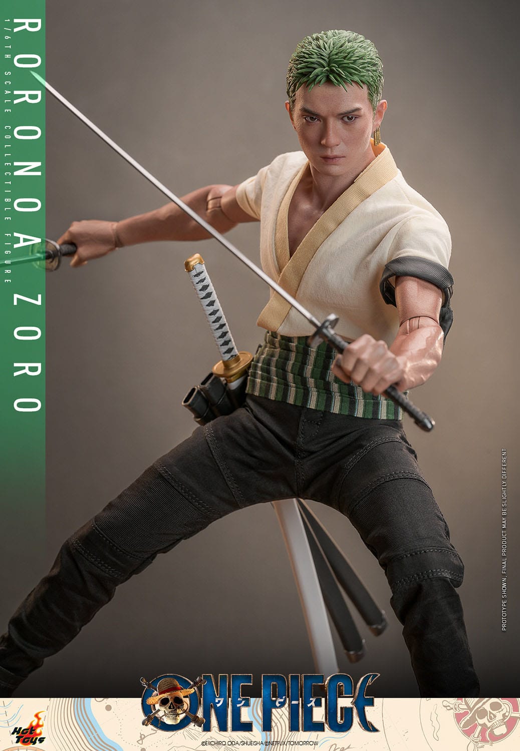 Hot Toy: One Piece (Netflix) Roronoa Zoro 31cm - Loaded Dice