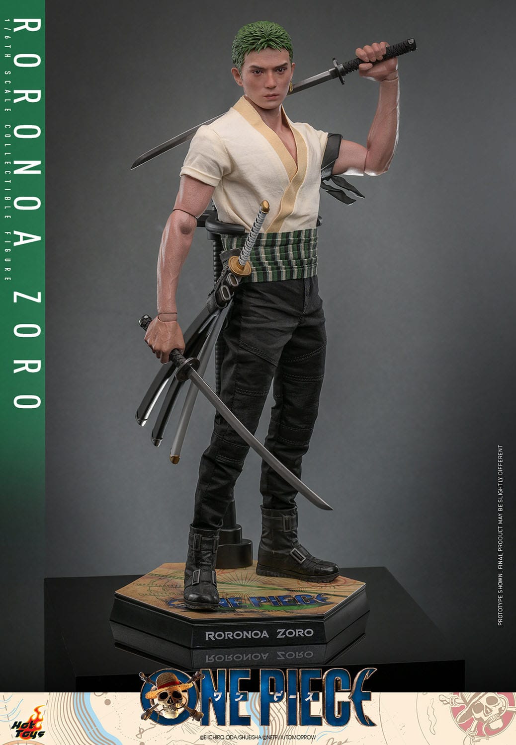 Hot Toy: One Piece (Netflix) Roronoa Zoro 31cm - Loaded Dice