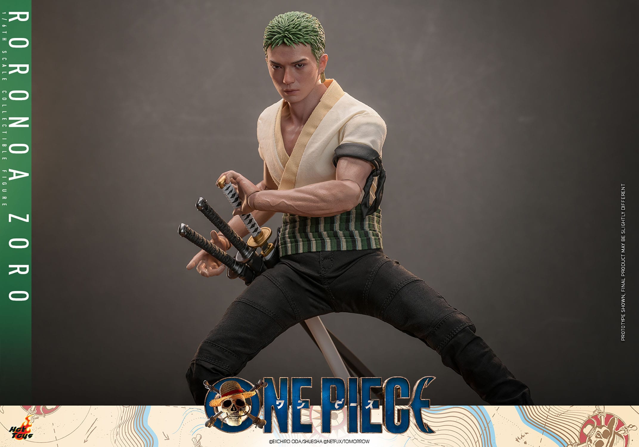 Hot Toy: One Piece (Netflix) Roronoa Zoro 31cm - Loaded Dice