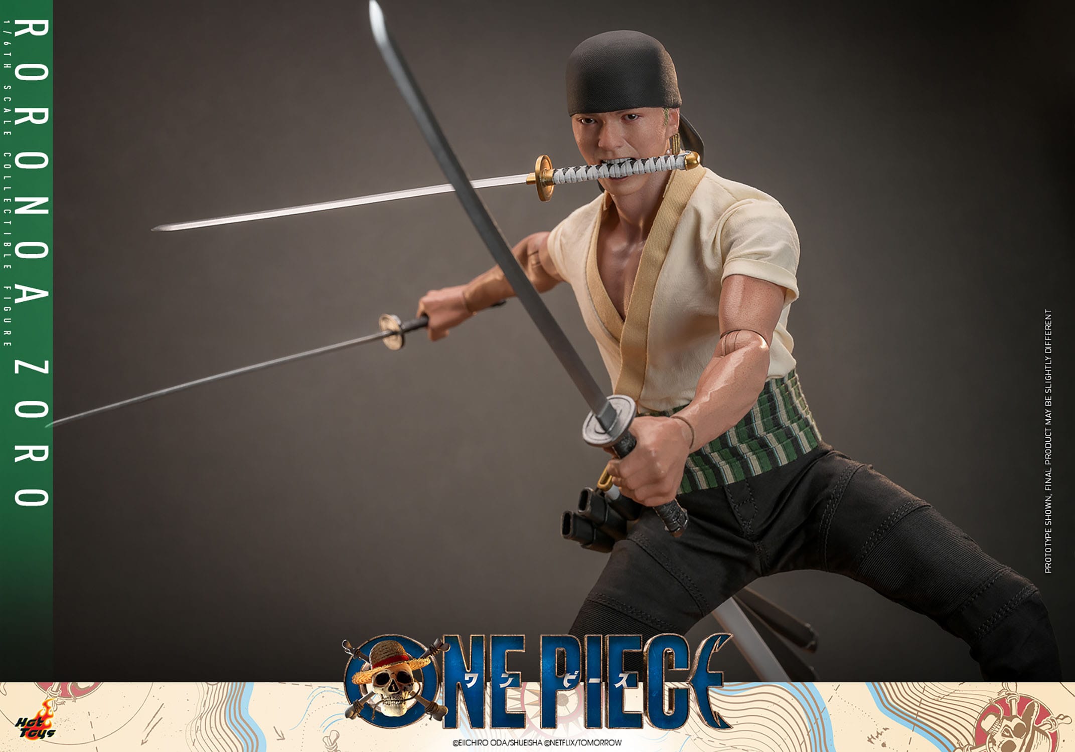 Hot Toy: One Piece (Netflix) Roronoa Zoro 31cm - Loaded Dice