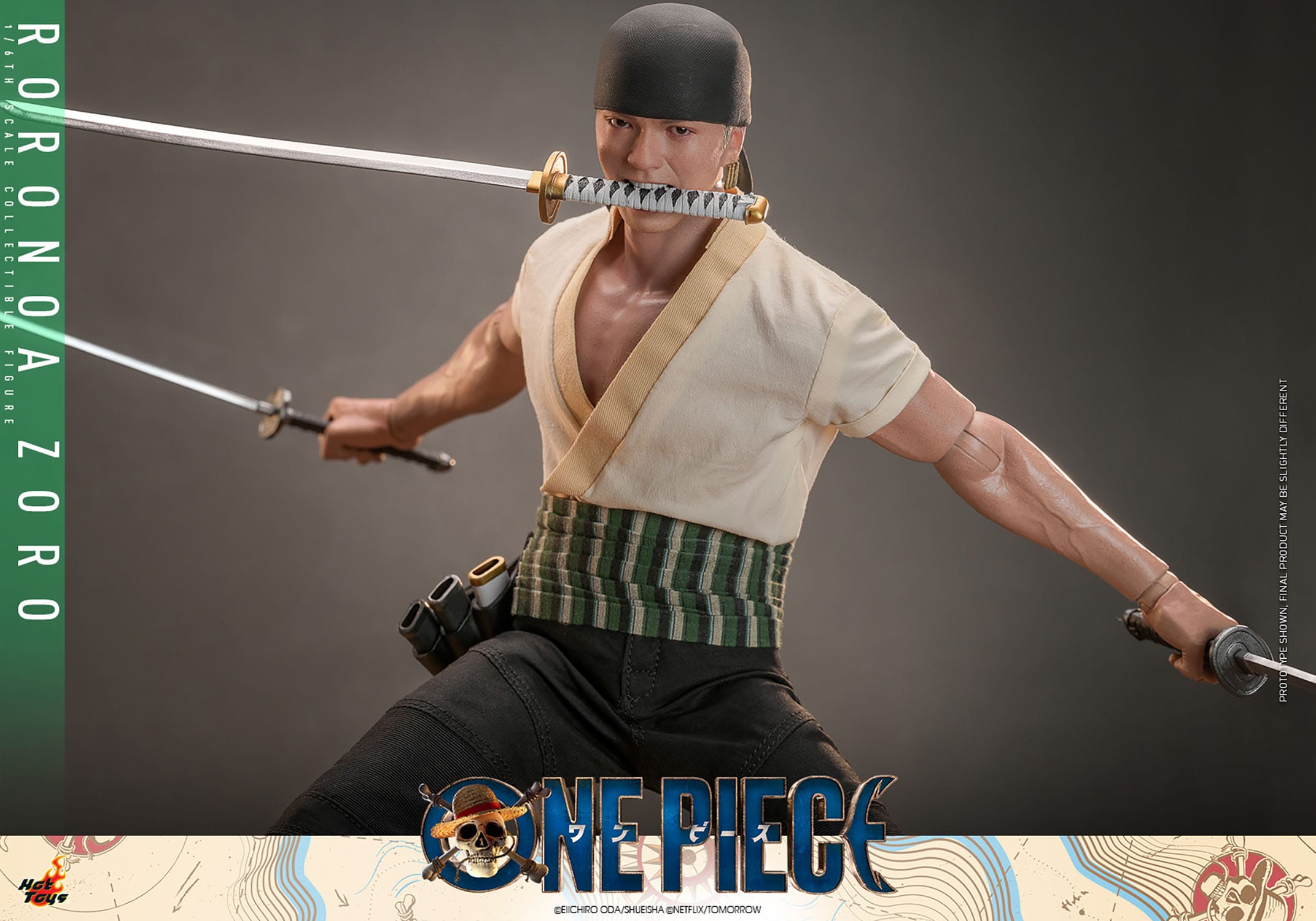 Hot Toy: One Piece (Netflix) Roronoa Zoro 31cm - Loaded Dice
