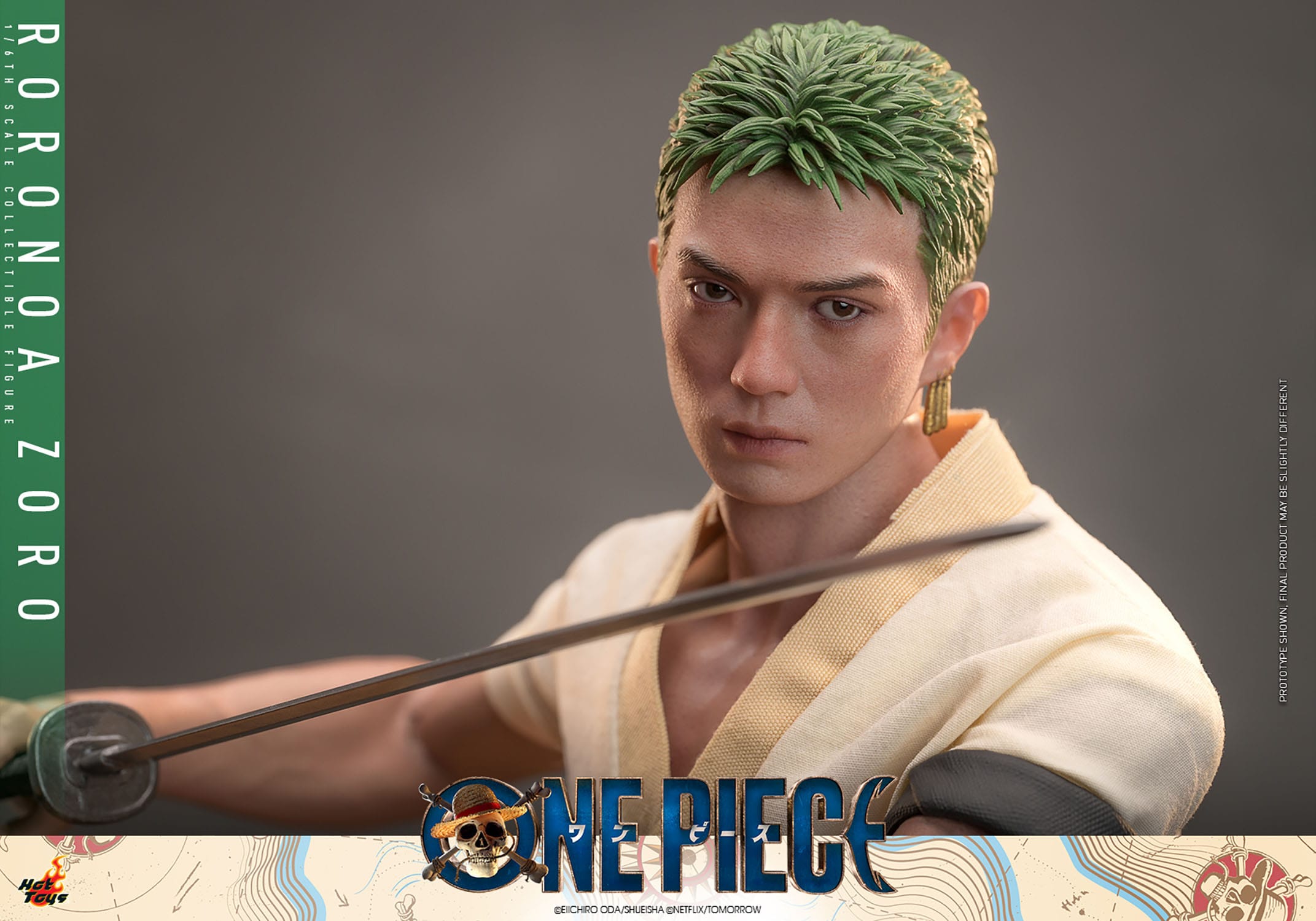Hot Toy: One Piece (Netflix) Roronoa Zoro 31cm - Loaded Dice