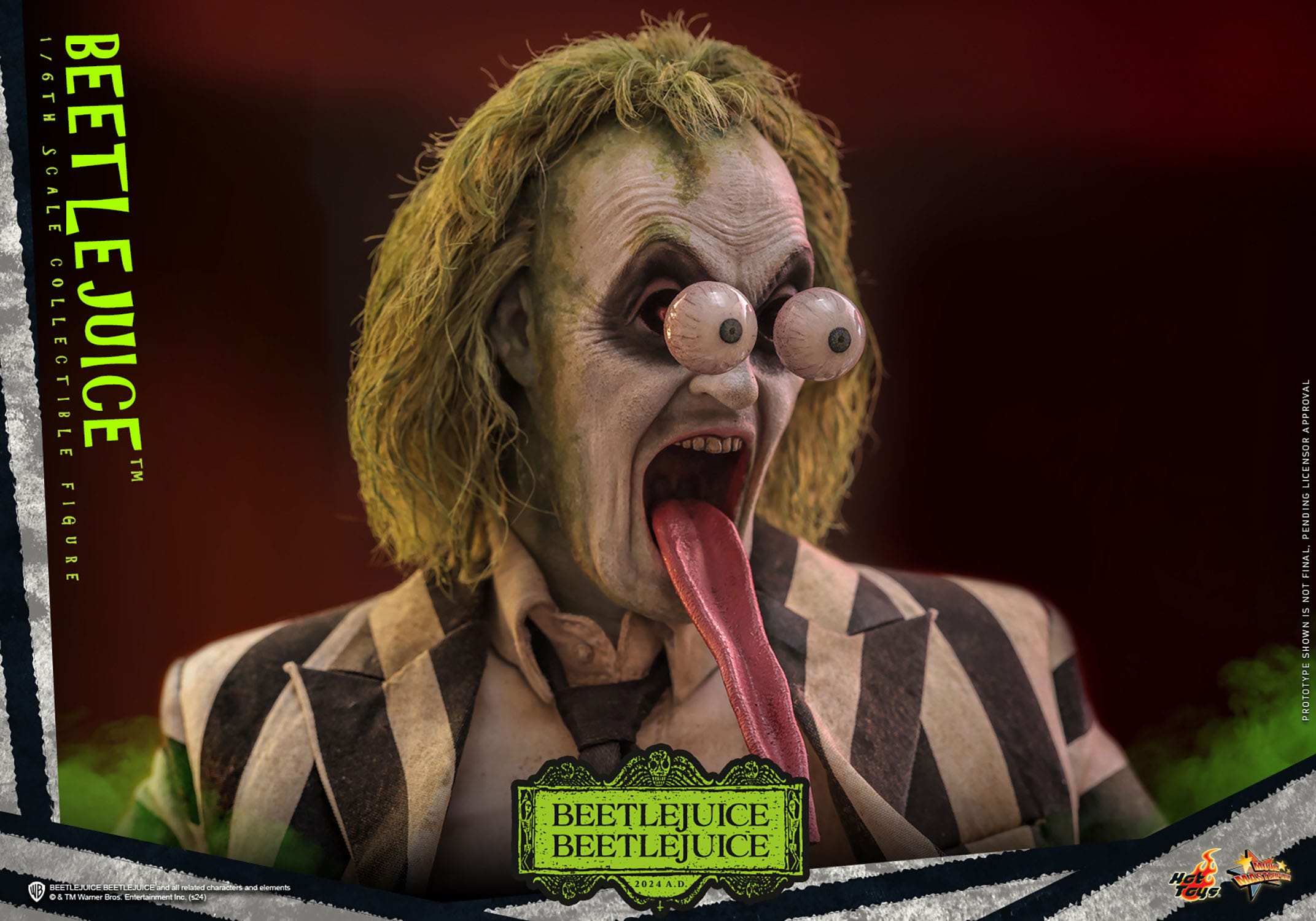 Hot Toys Beetlejuice: Movie Masterpiece Beetlejuice 30cm - Loaded Dice
